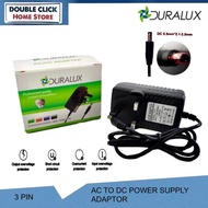 Duralux Power Adapter Charger AC To DC Adapter 5V,9V,12V 2A Switching Power Supply Adapter 5.5mmx2.5mm