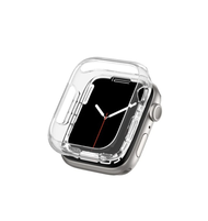 เคส - AMAZINGthing Casing for Apple Watch (Series7) Quartz Case - Crystal [iStudio by UFicon]