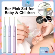 LILIN Ear Curler Ear Wax Cleaner with Flashlight LED Ear Cleaner Earwax Remover Kids Adult Ear Care 