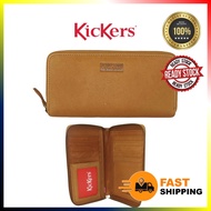 KICKERS ORIGINAL COW LEATHER LONG ZIP WALLET DOMPET PANJANG ZIP LELAKI KULIT ORIGINAL LEMBU ASLI DOM