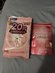 FANCL 20代女性用綜合維他命及Deep Charge Collagen