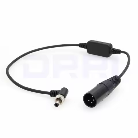 XLR 4Pin Male to locking DC 2.1mm 12V power cable for Atomos Ninja V monitor