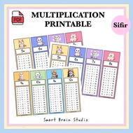 PDF MULTIPLICATION PRINTABLE | CARTA SIFIR | CAT DESIGN