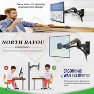 Nbf150 Monitor Bracket 17"-27" NB-F150 North Bayou Tv Monitor Bracket GAM