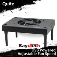 Router Cooling Single Fan (Stackable) USB Power Ultra Silent Adjustable Speed 800~2000RPM for ASUS A