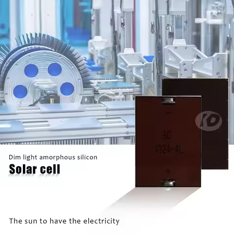 1.5V 12.9μA 4Cells 33×24mm Dim Light For Indoor 20Pieces Solar Panels Solar Cells Amorphous Solar Ce