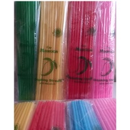 Mango Colored Straws (20 Packs) - Colored Ice Straws - Mango Brand Long Straws