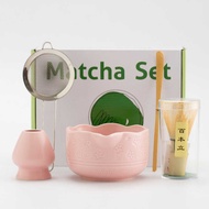 Set Bowl Matcha Ceramic Matcha Japanese Matcha Tea Set Sakura Bowl Ceramic Matcha Bowl Ceramic Set