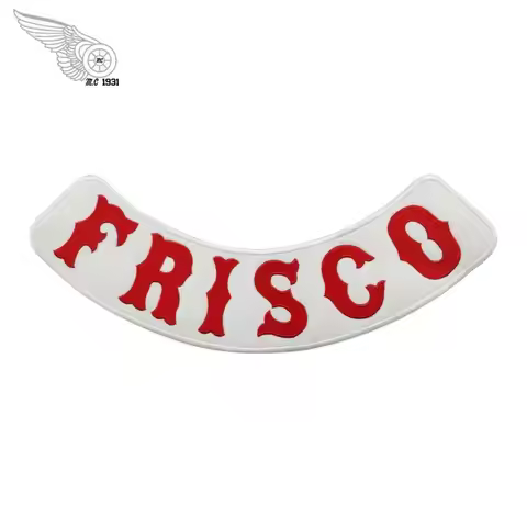 FRISCO Rocker Embroidered Iron On Patch Motorcycle Biker Club MC back Jacket Vest Patch