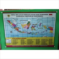 PETA INDONESIA UKURAN 200 X 120 CM