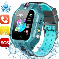 Kids Smart Watches GPS Tracker Phone Call For Boys Girls Digital Wrist Watch Sport Smart Watch Touch Screen Camera Anti-Lost SOS