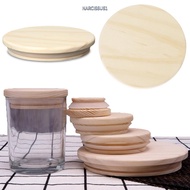 NARCISSUS13A0E Wood Lids Kitchen Organization Compatible Wooden Wide Mouth Cover