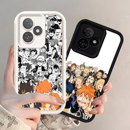 Z-42 Haikyuu White Black Case Casing for Xiaomi Redmi 13 POCO X5 F6 F5 Turbo 3 5G Case