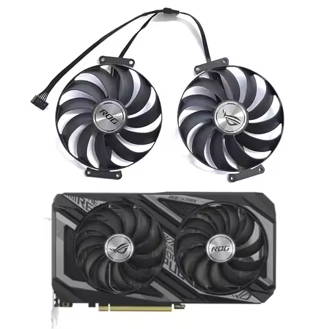 95mm Graphics card fan T129215SU FDC10U12D9-C 12V RTX 3070 RTX 3060Ti For ASUS RTX 3070 3060 Ti DUAL