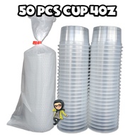 SLIME CONTAINER CUPS 40Z / SLIME STORAGE / BEKAS SIMPAN SLIME - SESUAI UNTUK PENYIMPANAN MAKANAN - 1