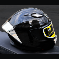 หมวกกันน็อค SOMAN SM-973 ลาย CARBON ราคา 1550.- มีแว่นด้านใน - มอเตอร์ไซค์