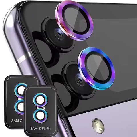 Metal Ring Camera Lens Screen Protector for Samsung Galaxy Z Fold 5 4 Z Flip 4 ZFold ZFlip Fold5 Fli
