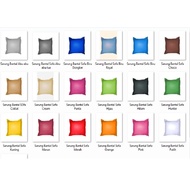 KATUN Plain Cotton Sofa Cushion Cover 40x40 cm Various Colors