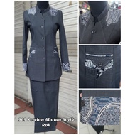 Women's blazer Dark Gray batik Combination blazer Sogan Code 969