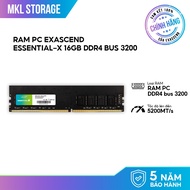 Exascend Essential-X PC Ram 16GB DDR4 bus 3200 Genuine product