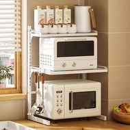 Adjustable kitchen microwave storage rack, rice cooker storage rack, oven rack, seasoning rack