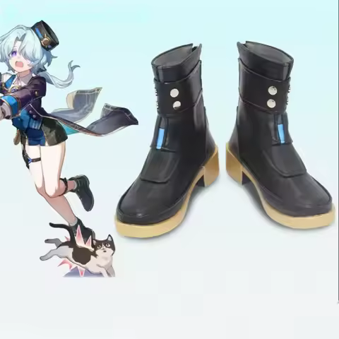 Misha Honkai Impact Honkai: Star Rail Cosplay Shoes Boots RainbowCos0 Christmas Game Anime Halloween