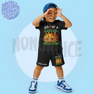 Grow Kids T-Shirt Set Garden Pet Kitsunea Grow A Garden Kitsune Kids Shorts Set Free Name