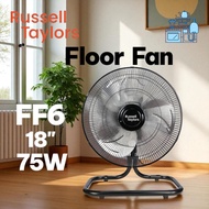 Russell Taylors Industrial 3-Blade Floor Fan Kipas Lantai 18 inch FF6