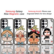CRY Baby Cross Cherry Casetify Samsung Acrylic Magnetic Phone Case Suitable for Samsung Galaxy S26 U