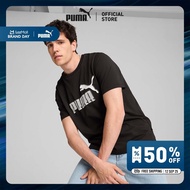 PUMA BASICS - GRAPHICS No. 1 Logo Tee Men สีดำ - 68192801