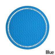 2pcs Tatakan Gelas Mobil Alas Tatakan Premium Cup Holder Bling Anti Slip PVC Cup Holder Coaster Ant