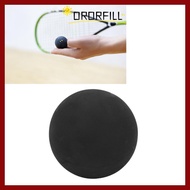 ORORFILL Rubber Squash Balls, Black 40MM Squash Ball, Squash Racket Supplies Double Yellow Dot Train