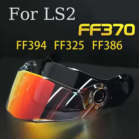 FOR LS2 FF370 Flip Visor for Motorcycle Helmet, Lente Antiniebla Colorida, Dual Lens Modular Helmet 
