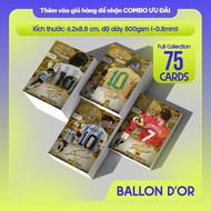 [ 76 CARDS FULL COLLECTION ] BALLON D'OR | SKYLLECTA Legendary Football Player Card | RONALDO MESSI 