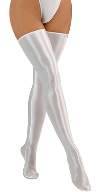 FEOYA Women's Opaque Oil Shiny Thigh High Stocking Glossy Pantyhose Silk Tights Sockings for Party C