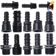 LIAOYING Screw Joint, 16mm 20mm 25mm PE Garden Hose Barb Connector, Female Male Thread 1/2 3/4 To 1/