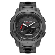 NORTH EDGE MARS3 original watch for men carbon fiber casing 50M waterproof 45mm Black 120g