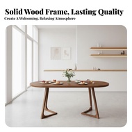 Solid Wood Legs Cafe Table and Chair Set Padded Seat Upholstered Booth Sofa High-Resilience Cushion 