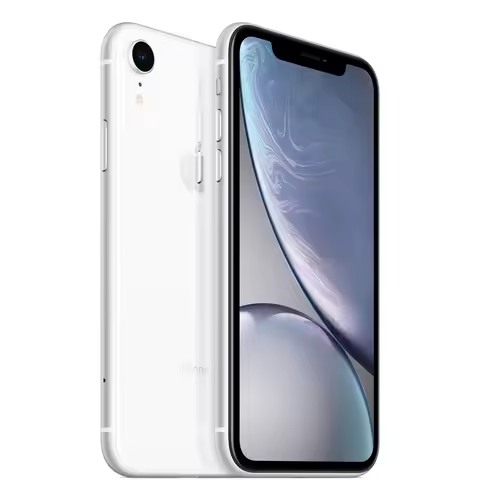 Apple iPhone XR 64GB 6.1" 4G LTE Fully Unlocked, White (Refurbished)