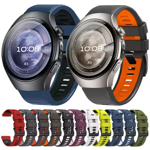 Silicone 22mm 20mm Sport Band For Huawei Watch GT 5 Pro GT5 GT4 GT3 GT2 for Huawei Watch 5/4 Pro Wat