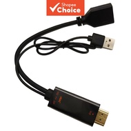 4K 60Hz HDMI to DisplayPort Converter with USB Power for PC Gaming Monitor  Penukar HDMI ke DisplayP