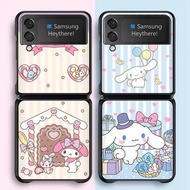 Sanrio💐 Samsung Z Flip 3/Samsung Z Flip Phone Case Cinamoroll/Hello Kitty/My Melody/Kuromi 三星手機殼 皮紋 $195包埋順豐郵費⚠️🤩