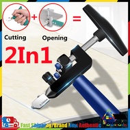 Manual Tile Mirrors Cutter Multi-Functional Glass Cutter Set Ceramic Tile Opener Easy Glass Tile Cut