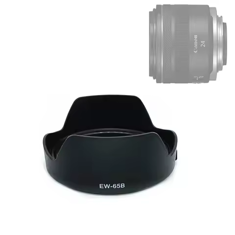 EW65B Lens Hood Petal Sunshade replace EW-65B for Canon RF 24mm F1.8 MACRO IS STM , EF 28mm f/2.8 IS