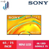 SONY 65" / 75" BRAVIA 5 | XR Processor | Mini LED | 4K Ultra HD Google TV XR50