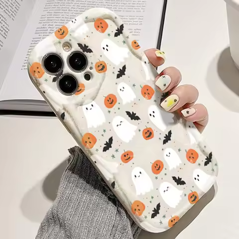 Halloween Pumpkin Ghost Phone Case For Realme 14 5G Cases Realme 13 Pro Plus 14X 13 12 11 10 9 8 8i 
