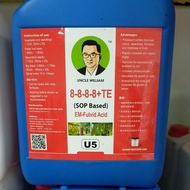 U. WILLIAM U5 8-8-8-8+TE EM-Fulvid Acid 肥水(5L)