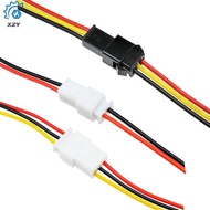 5Pairs 2Pin 3Pin JST Plug Male to Female Cable 3mm/2.54mm Connector Adapter 10cm/15cm/20cm/30cm for 