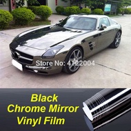 10/20/30/50cm JMM Black/Grey Car Chrome Mirror Vinyl Wrap Film Sticker Electro Coating Car Body Wrapping Motorcycle Automobiles
