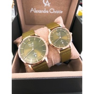 Alexandre Christie 8639 Couple Set Watch Jam Tangan Couple